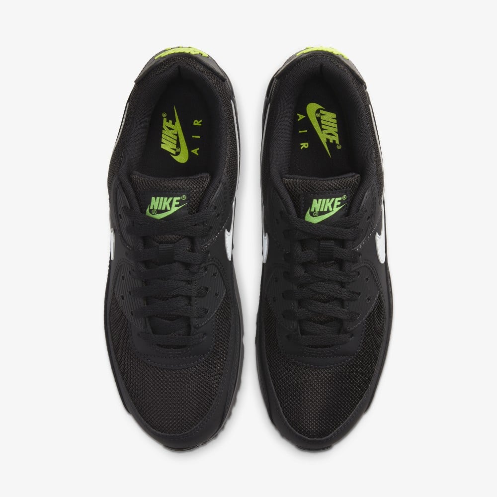 nike black volt sneakers